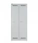 Preview: Bisley Garderobenschrank LIGHT 2 Abteile 400, Farbe lichtgrau