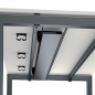 Preview: Cito Kabelkanal für Schreibtisch B 2200 mm