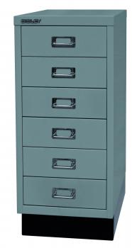 Bisley MultiDrawer™, 29er Serie mit Sockel, DIN A4, 6 Schubladen