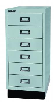 Bisley MultiDrawer™, 29er Serie mit Sockel, DIN A4, 6 Schubladen