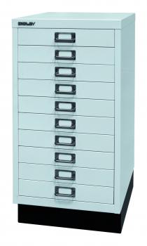 Bisley MultiDrawer™, 29er Serie mit Sockel, DIN A3, 10 Schubladen