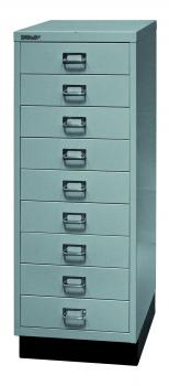 Bisley MultiDrawer™, 39er Serie mit Sockel, DIN A3, 9 Schubladen