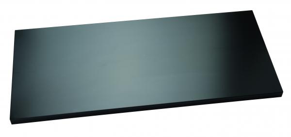 Fachboden mit Lateralhängevorrichtung für EuroTambour, B 1000 mm, Farbe schwarz