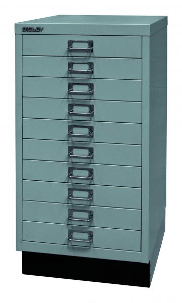 Bisley MultiDrawer™, 29er Serie mit Sockel, DIN A3, 10 Schubladen