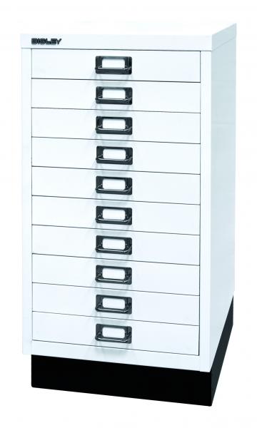 Bisley MultiDrawer™, 29er Serie mit Sockel, DIN A3, 10 Schubladen