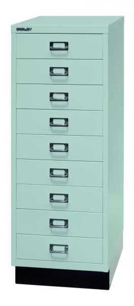 Bisley MultiDrawer™, 39er Serie mit Sockel, DIN A3, 9 Schubladen