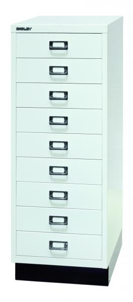 Bisley MultiDrawer™, 39er Serie mit Sockel, DIN A3, 9 Schubladen